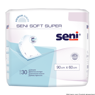 Bettschutzunterlagen Seni Soft Super 90x60 (1 Karton: 4 x 30 Stück)