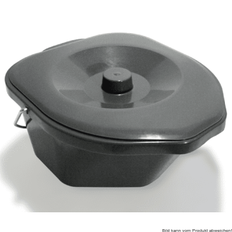Toiletteneimer RS3 für Toilettenstuhl 9062 grau