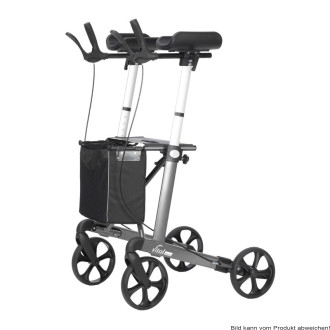 Rollator vital special grau Sitzhöhe 62 cm