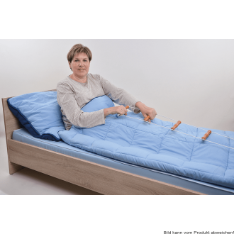 Bettleiter, 6 Holzgriffe ca. 160cm