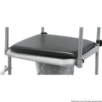 Sitzpolster für Toilettenrollstuhl TRS 130, schwarz