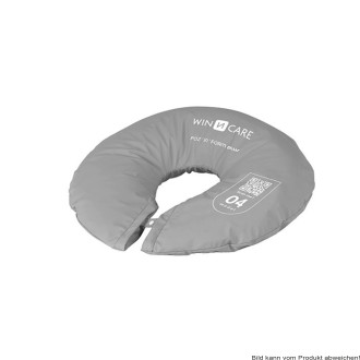 Poz-In-Form plus rundes Kissen, grau 50 x 45 x D10 cm