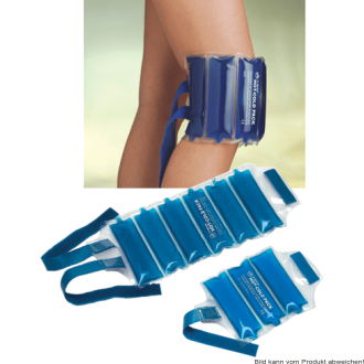 Hot-Cold-Kniekompresse 30x15cm mit Klettverschluss