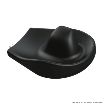 HEMI-System Handauflage mit anatomischem Griff schwarz links