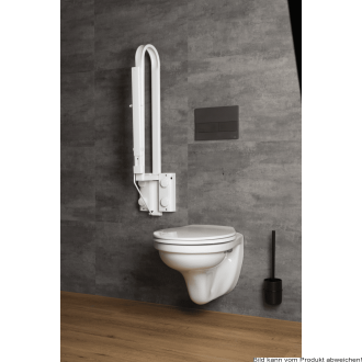 Schwenkstützgriff variopresa, weiß 65 cm