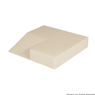 Arthrodesenkissen 43 x 43 x 8 cm, Arthrodesenkeil, schwarz links