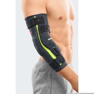 medi Ellenbogen-Führungs-Orthese Epico active grau-lime Gr. L