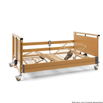 Burmeier Pflegebett Allura II, 24V 4-geteilt, 120x200cm,Holz