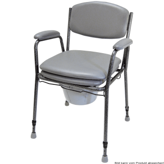 Toilettenstuhl TS 130, grau