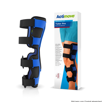 Knieorthese Actimove Tutor Pro zur Immobilisierung 0° und 20° universal, blau