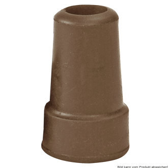 Gummikapsel schlank 16 mm Farbe: braun