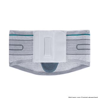 Rückenbandage b:joynz back support straight zur Kompression mit Massagepelotte Farbe: titan Gr. 1