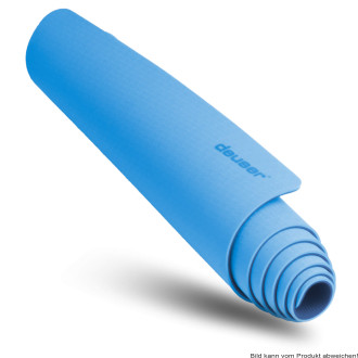 Yoga Matte Deuser TPE 183x61x0,6 cm Farbe: cappuccino-braun