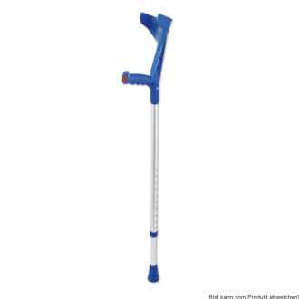 Unterarmgehstütze ECO 120 mit Druckknopf (Paar) Farbe: enzianblau