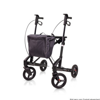 Rollator Troja 5G Black Series M Farbe: bordeauxrot