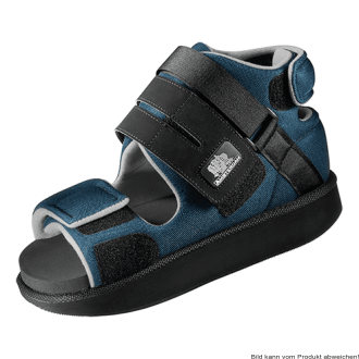 Therapieschuh AMSTERDAM, blau-schwarz Gr. L