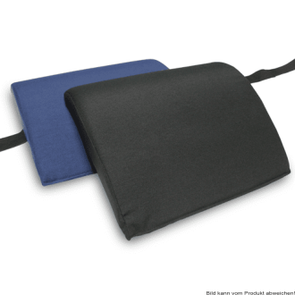 Lordosekissen mit Halteband UNI 30x26cm Farbe: blau