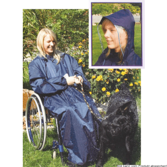 Regencape mit Arm, Senior, marine, Größe 4
