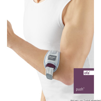 Ellenbogenbandage Push Med Epi grau-aubergine universal