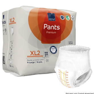 Windelhose ABENA-Pants Premium XL2 Hüfte 130 bis 170 cm (1 Karton: 6 x 16 Stück)