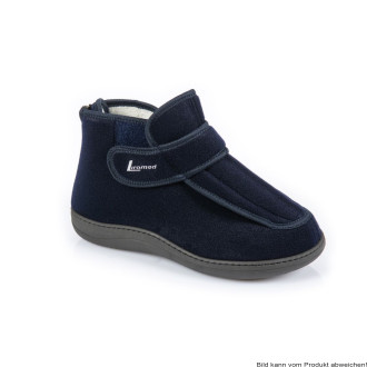 Verbandschuhe Liromed marine-blau, hoch, Klett mit Reißverschluss, 40°C waschbar (Paar) Gr. 36