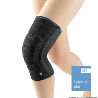 Kniebandage Dynamics Plus, carbon Gr. 3