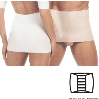 Rückenwärmer 40% Angora Farbe: haut Gr. L