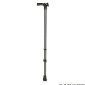 Gehstock Handy verstellbar, anatomischer Griff Farbe: anthrazit links