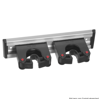 Toolflexhalter-Set, 2 Halter 20-30mm inklusive Montageschiene 20 cm