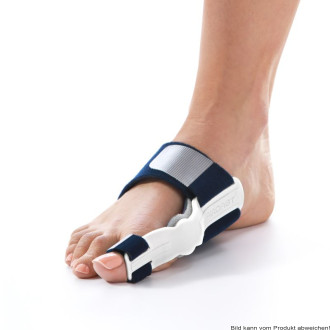 Hallux Valgus-Korrekturorthese HalguNight AIRCAST schwarz-weiß Gr. L