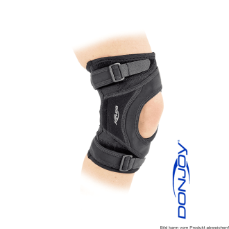 Knieorthese DONJOY Tru-Pull Lite schwarz Gr. L links