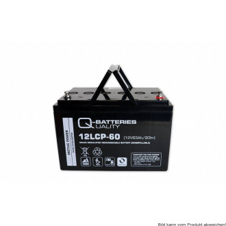 Quality-Batteries 12LCP-60 12V/63Ah 260x160x178 mm