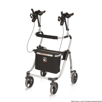 Rollator POLO YANO mit Unterarmauflage, silber Gr. L