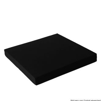 Sitzkissen EcoKiss mit Rutschstopp Höhe 5 cm schwarz 40 x 40 cm