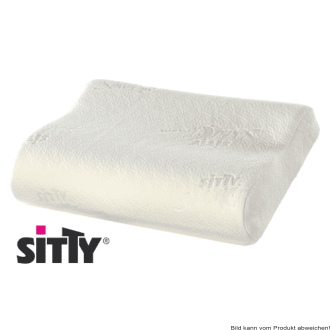 Sitty SchlafTraum Nackenstützkissen Classic 48 x 30 x 10/8 cm