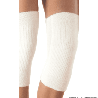 Kniewärmer 44% Angora (Paar) Farbe: haut Gr. L