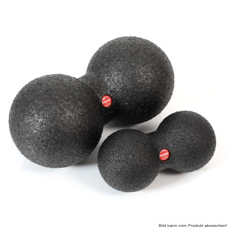 Blackroll Massageball DuoBall, schwarz 12 cm