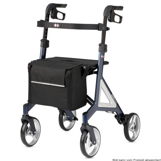 Rollator ALEVO ALU mit Rückengurt und Tasche Farbe: nachtblau