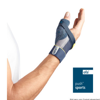 Push Sports Daumenbandage petrol-grau Gr. L links