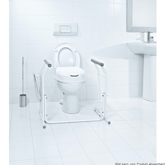 Mobile WC-Aufstehhilfe Sam Comfort, weiß 66 x 49 x 71,5 cm