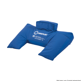 Semi-Fowler-Kissen CarePur M 65 x 50 x 15 cm blau