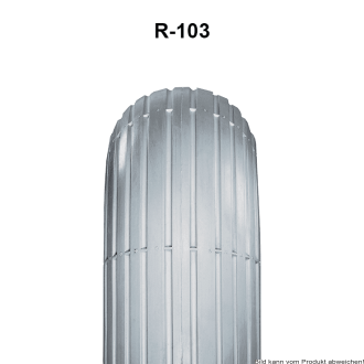 Decken für Standard-Rollstuhl 6 x 1.1/4" (150x30 mm) M2 grau