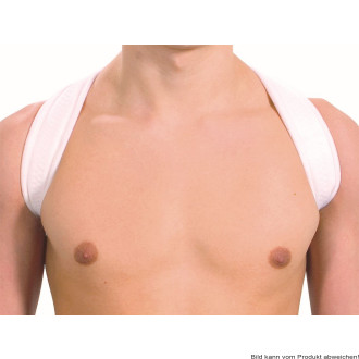 Clavicula Bandage weiß Gr. L