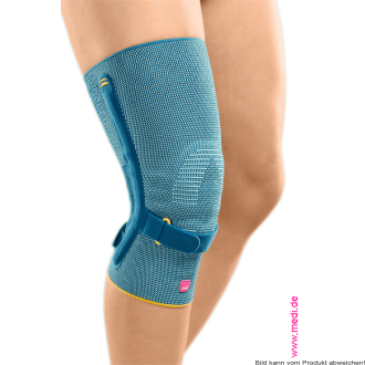 Kniebandage Genumedi PSS extraweit mit Haftband lyons-blue Gr. III