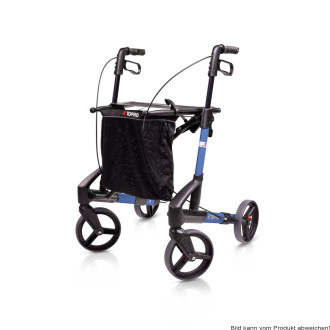 Rollator Troja Original Black Series M Farbe: bordeauxrot