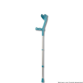 Unterarmgehstütze Comfort Soft anatomisch mit Quetsch-Clip Farbe: enzianblau