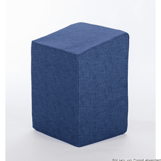 Therapie-Relax-Kubus mit Bezug MELBOURN blau Ausf.: mit Keil