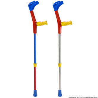 Kinder-Anatomic-Griff-Stütze mit Clip Farbe: gelb/rot links