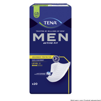 Einlage TENA Men Active Fit Level 2 (1 Karton: 6 x 20 Stück)