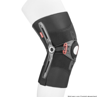 Patella Pro, Patellarezentrierungsorthese, schwarz Gr. L links